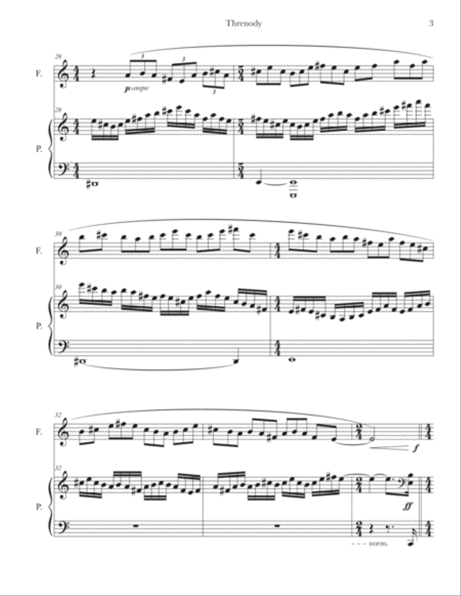 Threnody Threnody Woodwind Duet scores gallery preview page 6