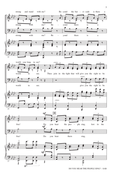 Do You Hear The People Sing? (from Les Misérables) (arr. John Leavitt)