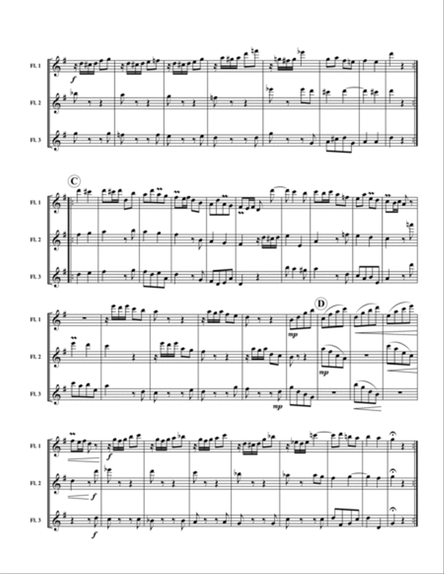 Capriccio Capriccio Flute Trio scores gallery preview page 2