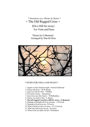 Book cover for The old rugged Cross(On a hill far away) - For Viola and Piano