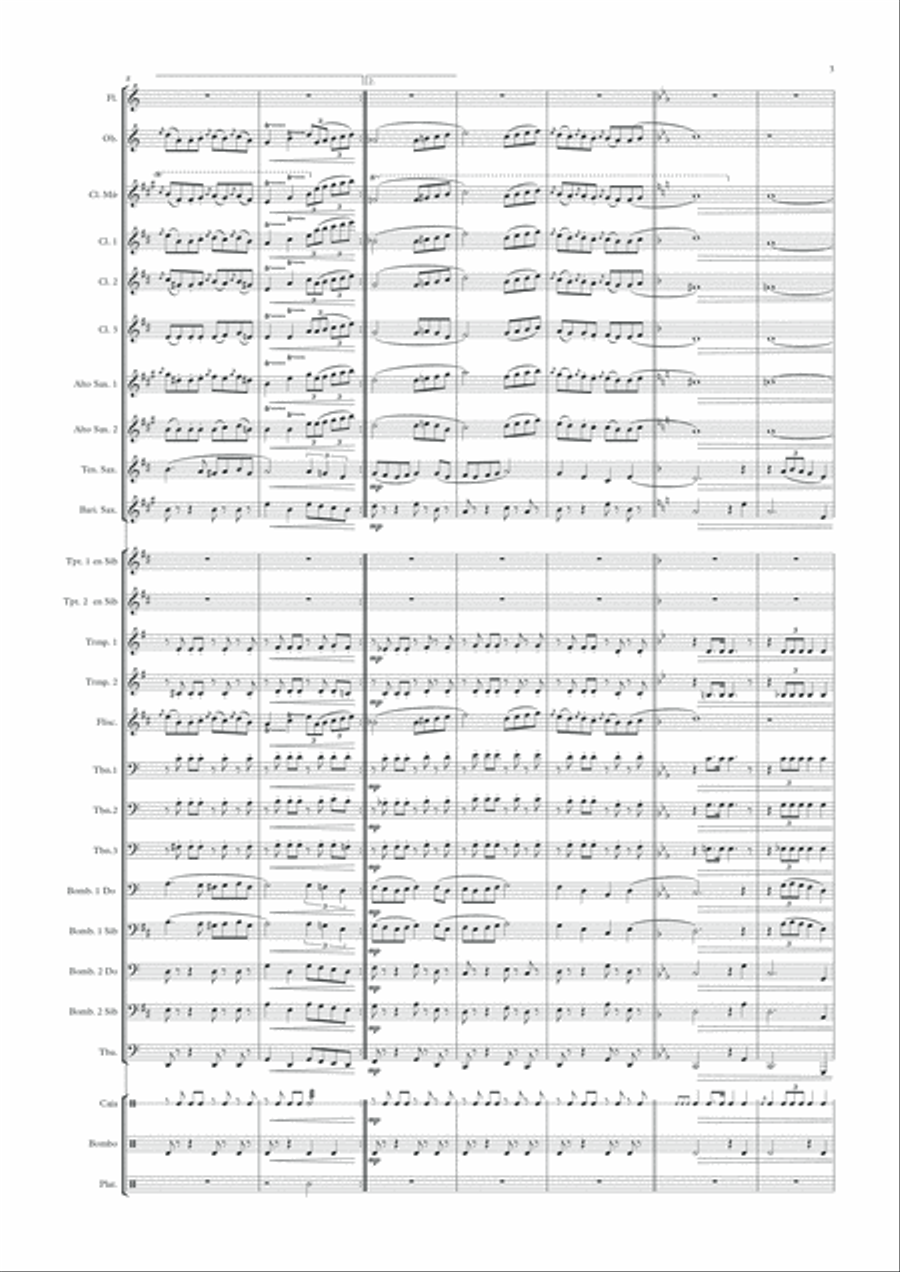 L Aniversario Concert Band scores gallery preview page 3