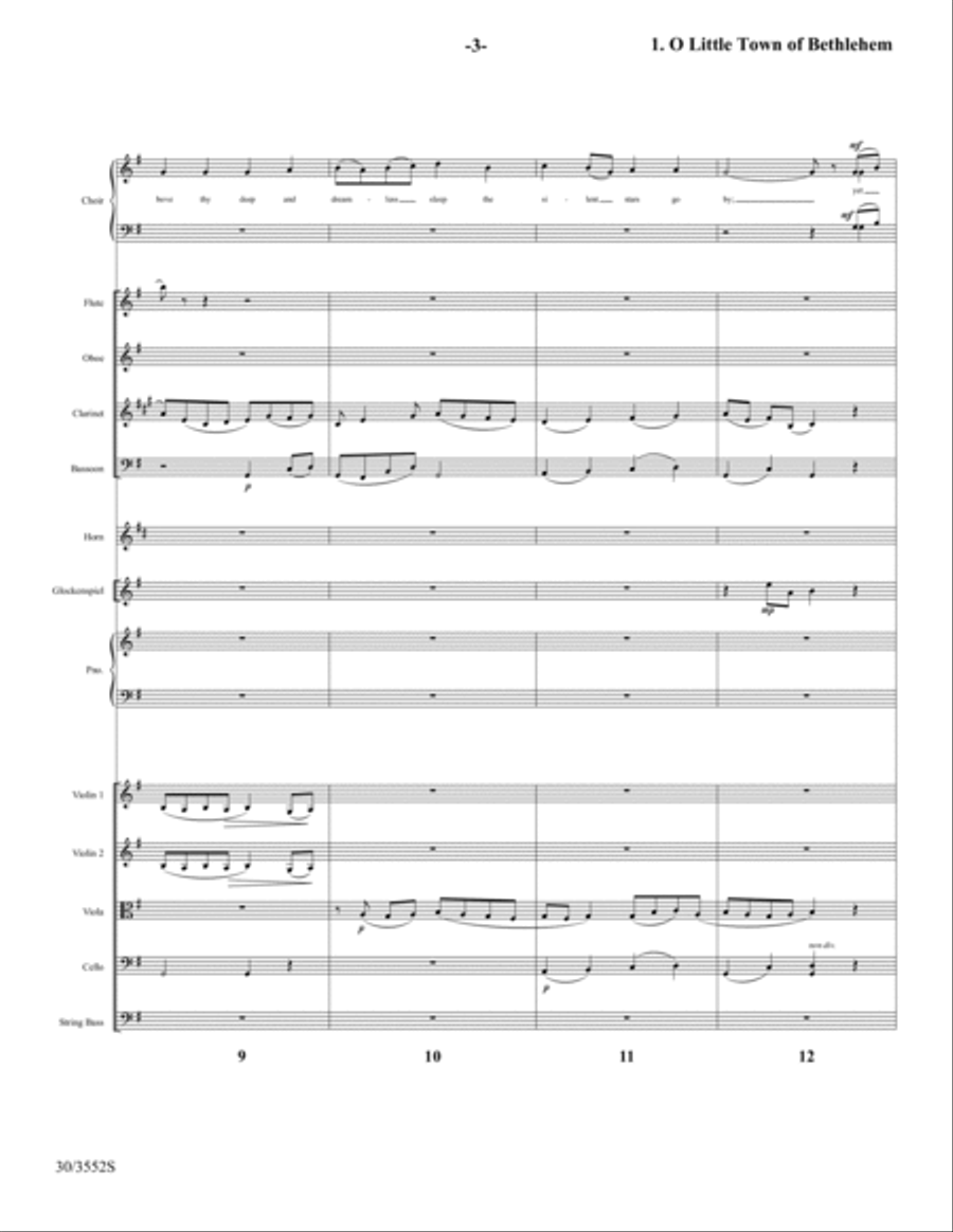 Come Now to Bethlehem - Full Score Choir scores gallery preview page 5