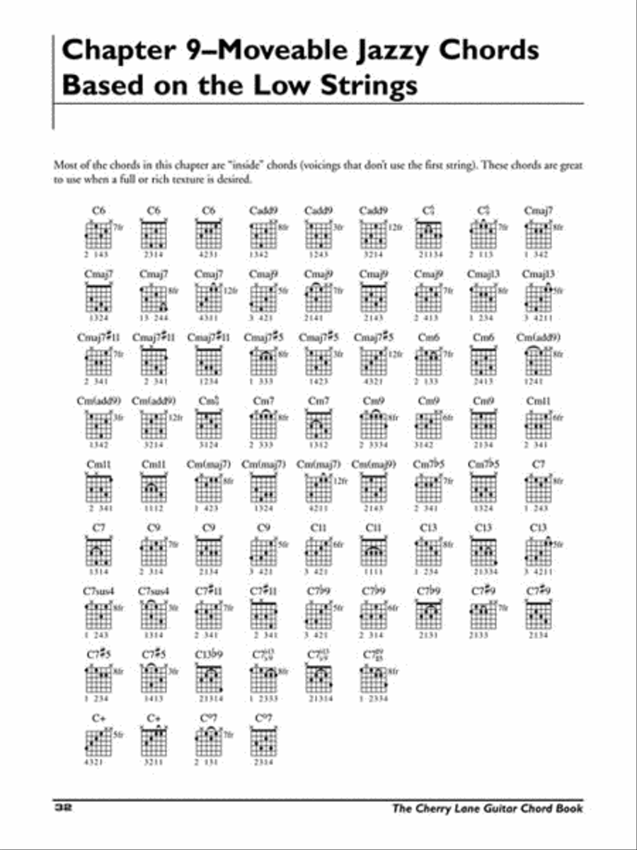 The Cherry Lane Guitar Chord Book Guitar scores gallery preview page 6