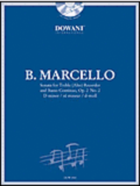Marcello - Sonata in D Minor, Op. 2, No. 2 for Treble (Alto) Recorder and Basso Continuo (Recorder)