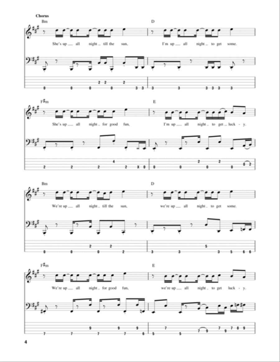 Get Lucky Guitar Tablature scores gallery preview page 4