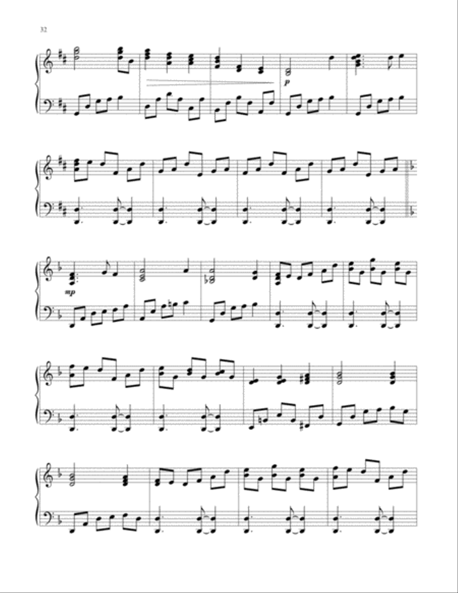 Piano Weavings Volume 2 Piano Solo scores gallery preview page 33