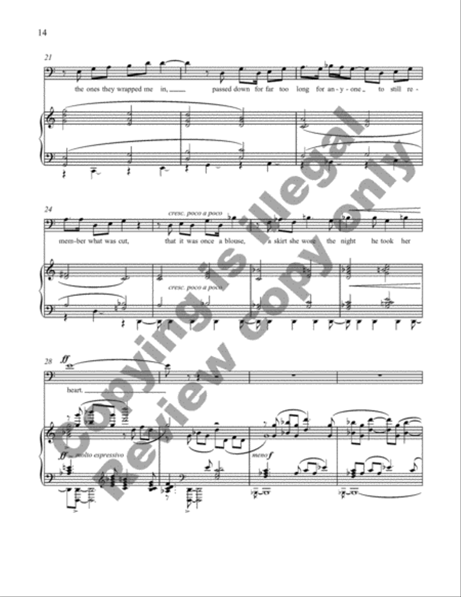 Everyone Sang: Four Songs for Baritone and Piano image number null