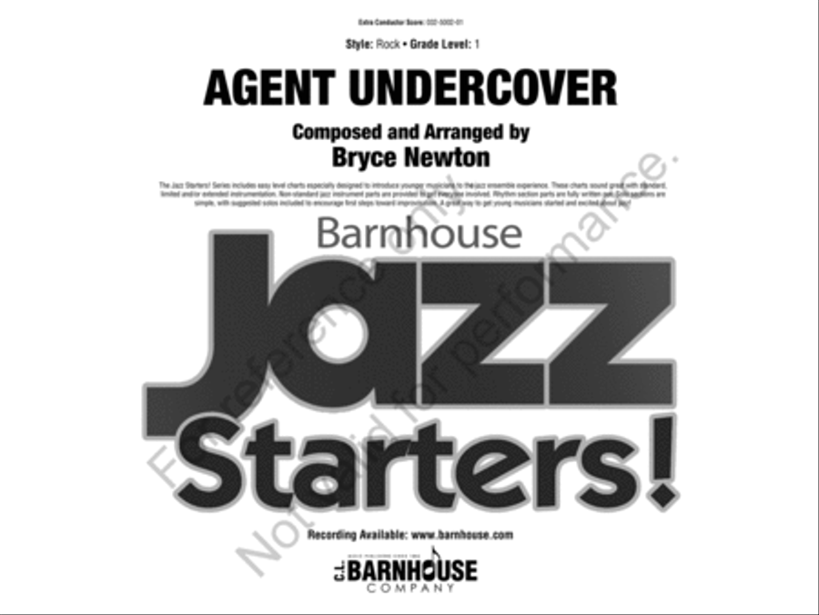 Agent Undercover Agent Undercover Jazz Ensemble scores gallery preview page 2