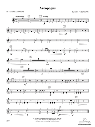 Areopogus: B-flat Tenor Saxophone
