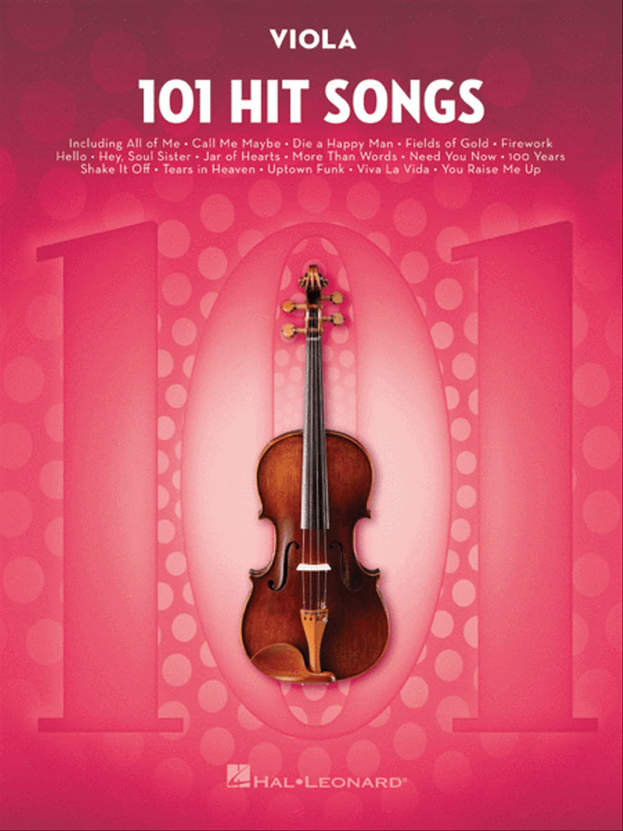 101 Hit Songs Viola Solo scores gallery preview page 1