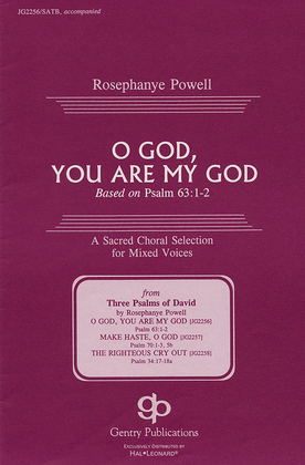 Book cover for O God, You Are My God
