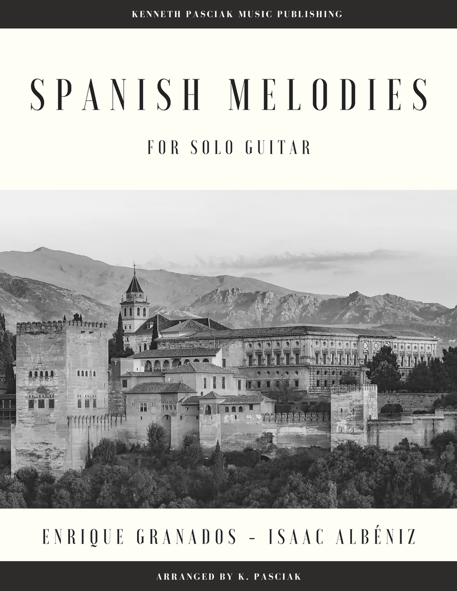Spanish Melodies for Solo Guitar Acoustic Guitar scores gallery preview page 1