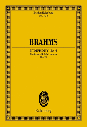Book cover for Symphony No. 4 E Minor
