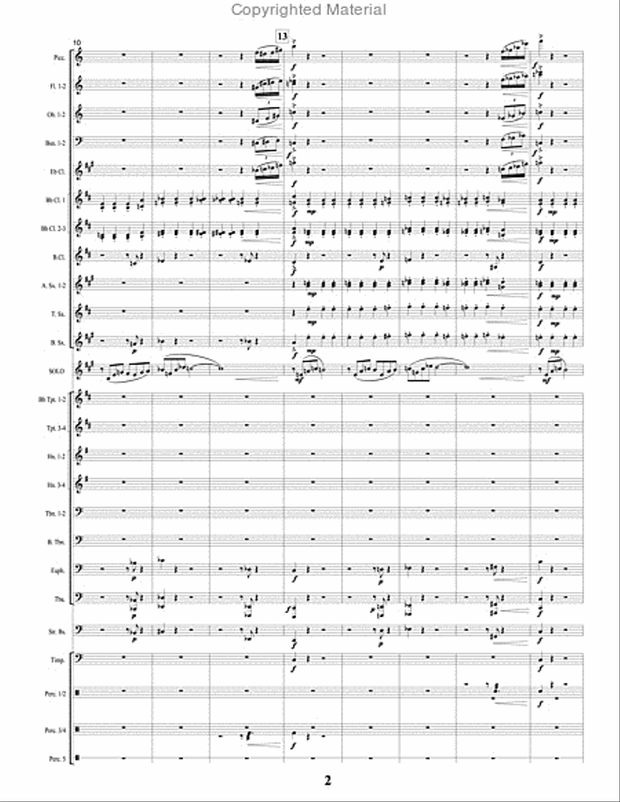 Sapphire Sapphire Concert Band scores gallery preview page 3