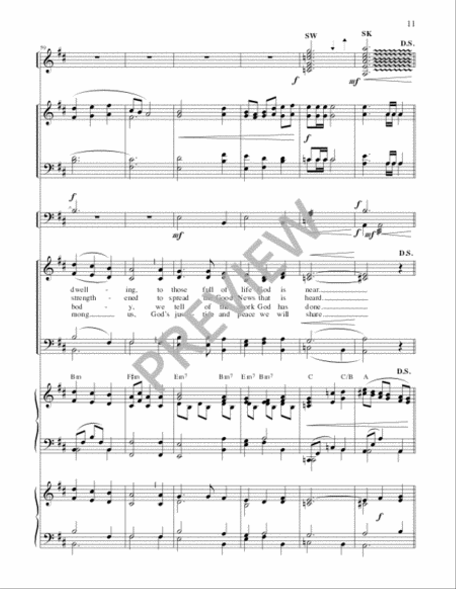 Come, Let Us Gather (Full Score) 3-Octaves scores gallery preview page 12