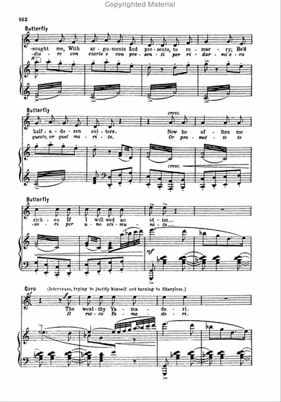 Madama Butterfly Voice scores gallery preview page 4