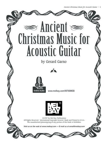 Ancient Christmas Music for Acoustic Guitar image number null
