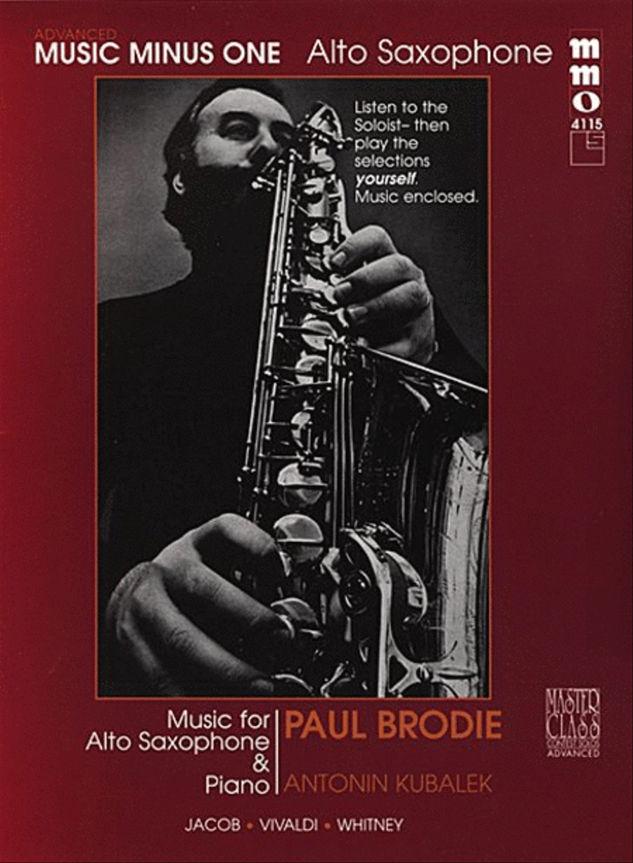 Advanced Alto Sax Solos – Volume 1 Alto Saxophone scores gallery preview page 1