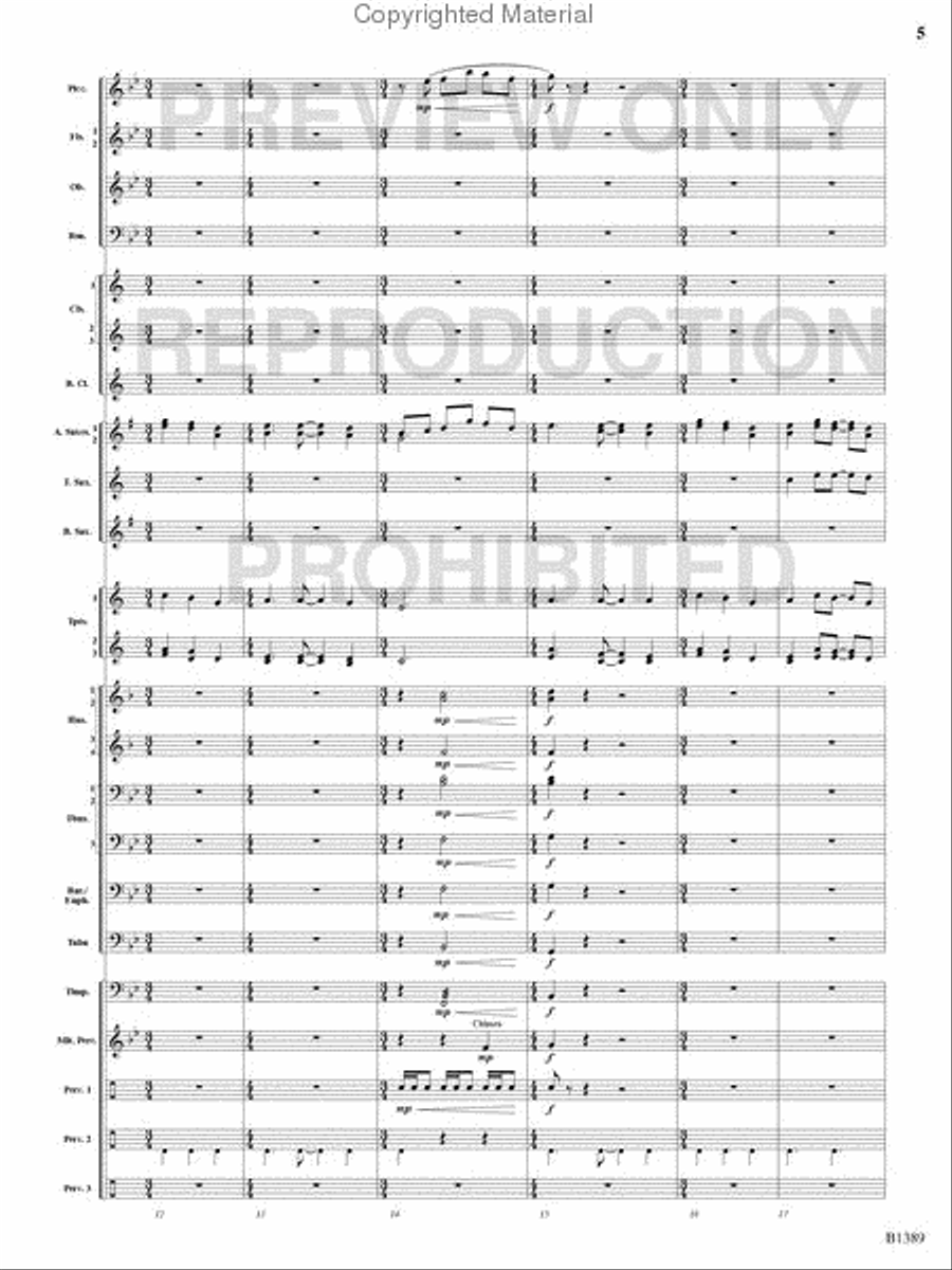 American Visions Concert Band scores gallery preview page 4