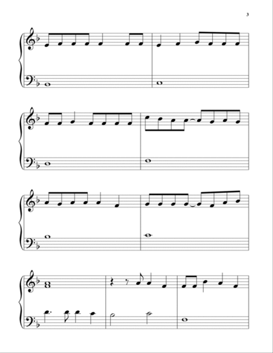 Love Story Easy Piano scores gallery preview page 3