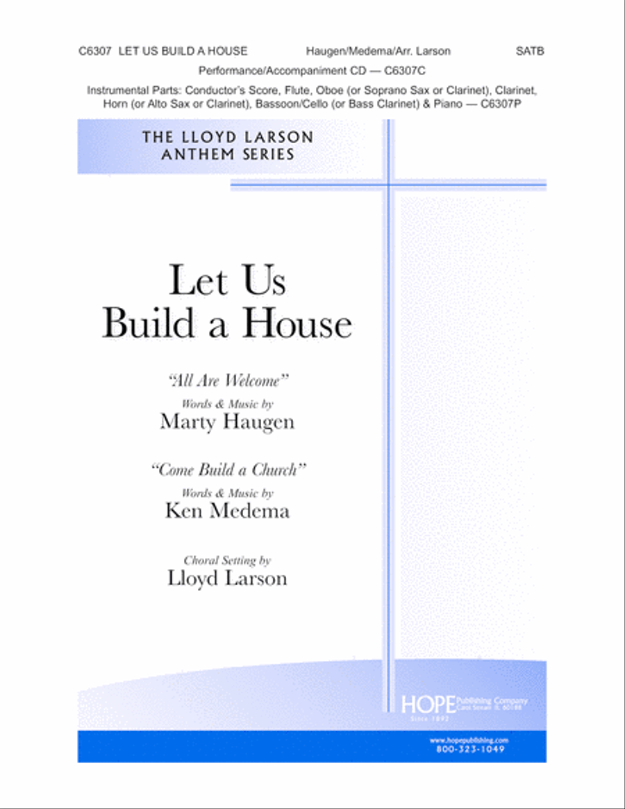 Let Us Build A House (All Are Welcome) Choir scores gallery preview page 1