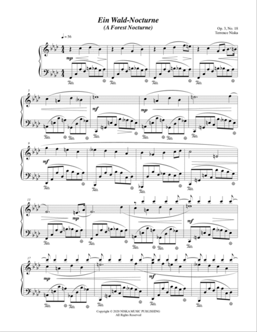 Naturszenen Op. 3, No. 18 