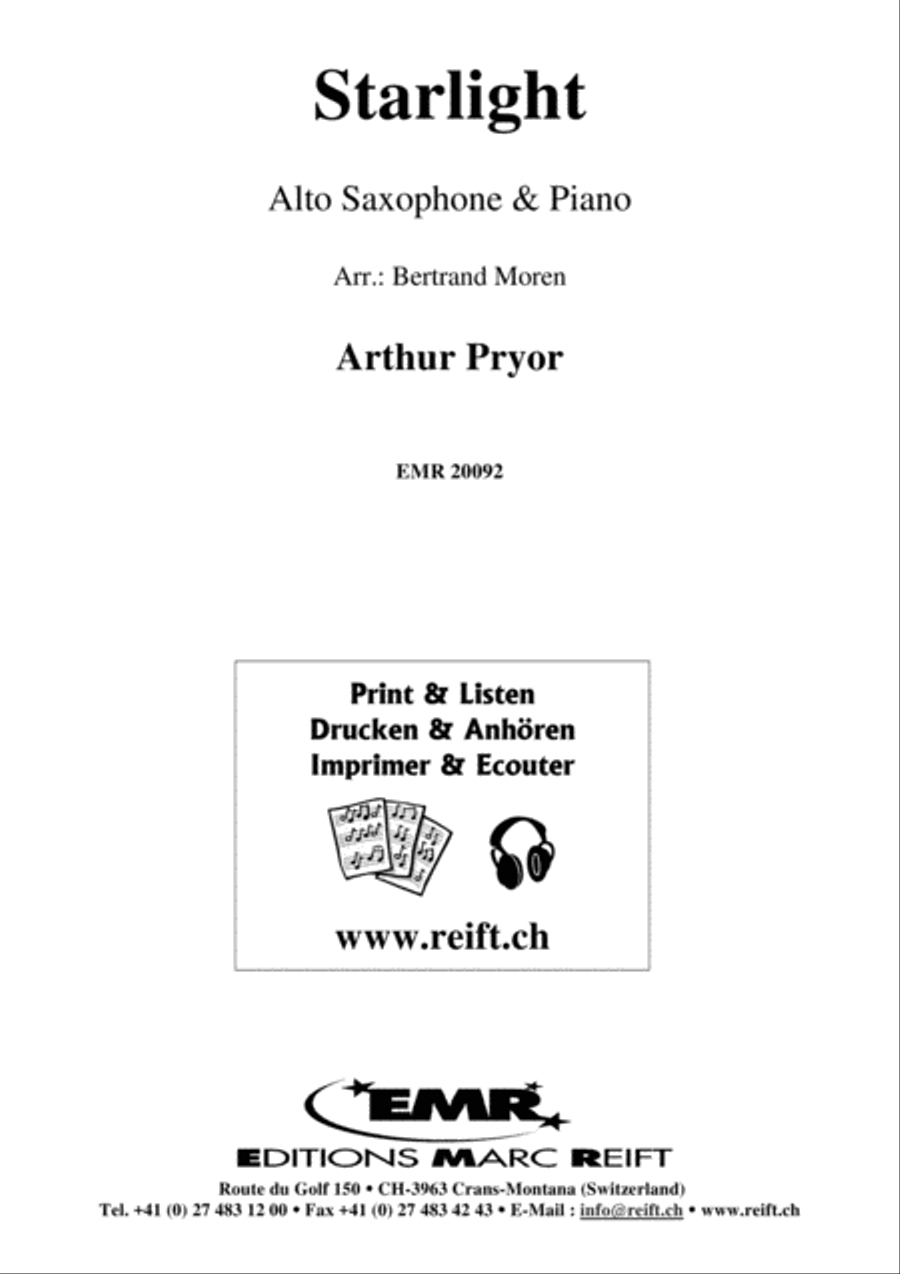 Starlight Starlight Alto Saxophone scores gallery preview page 2