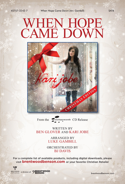 When Hope Came Down (Accompaniment CD) image number null