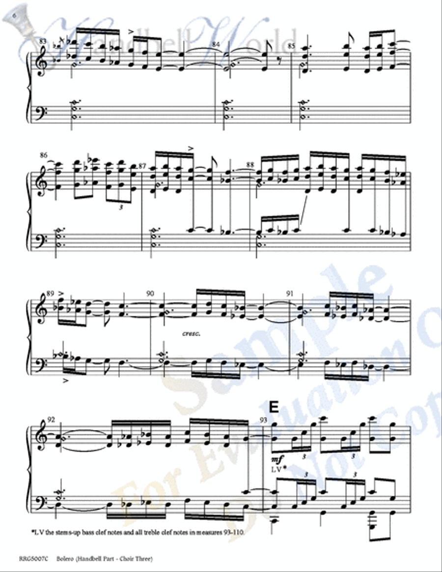 Bolero Bolero 5-Octaves scores gallery preview page 6