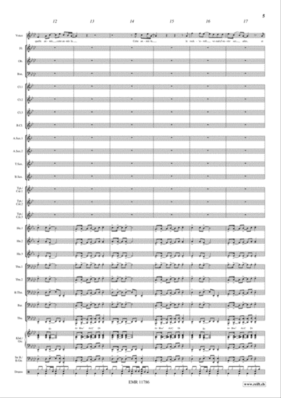Cette Annee-La Concert Band scores gallery preview page 6