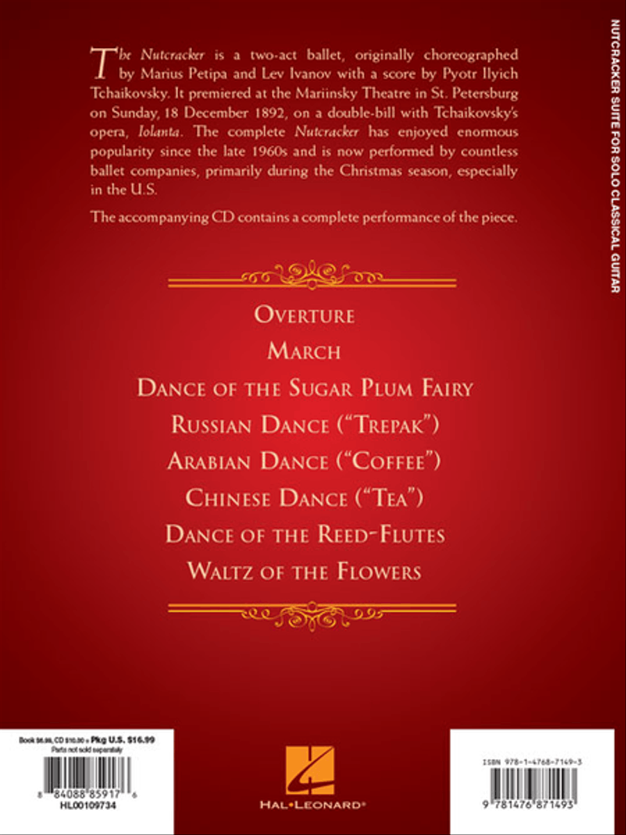 Nutcracker Suite for Solo Classical Guitar Acoustic Guitar scores gallery preview page 6