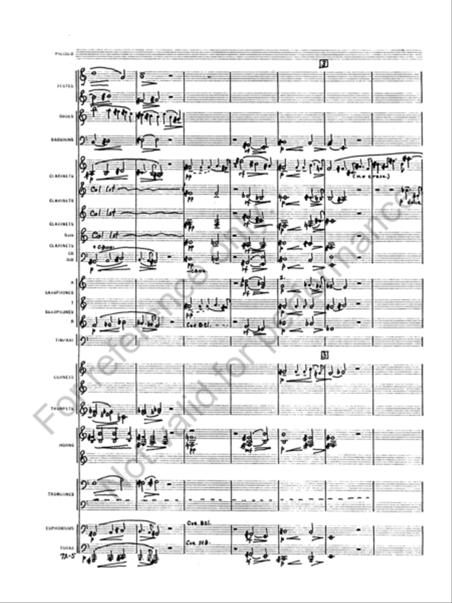 Symphony No. 1 Concert Band scores gallery preview page 8