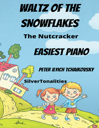 Book cover for Waltz of the Snowflakes Nutcracker Easiest Piano Standard Notation Sheet Music