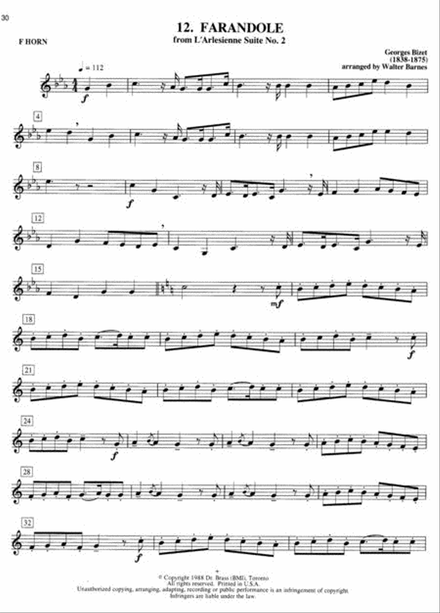 The Canadian Brass Book of Favorite Quintets Horn scores gallery preview page 2