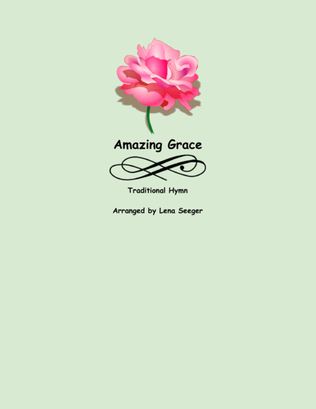 Book cover for Amazing Grace (violin quartet)