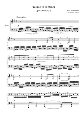 Mendelssohn Prelude B Minor