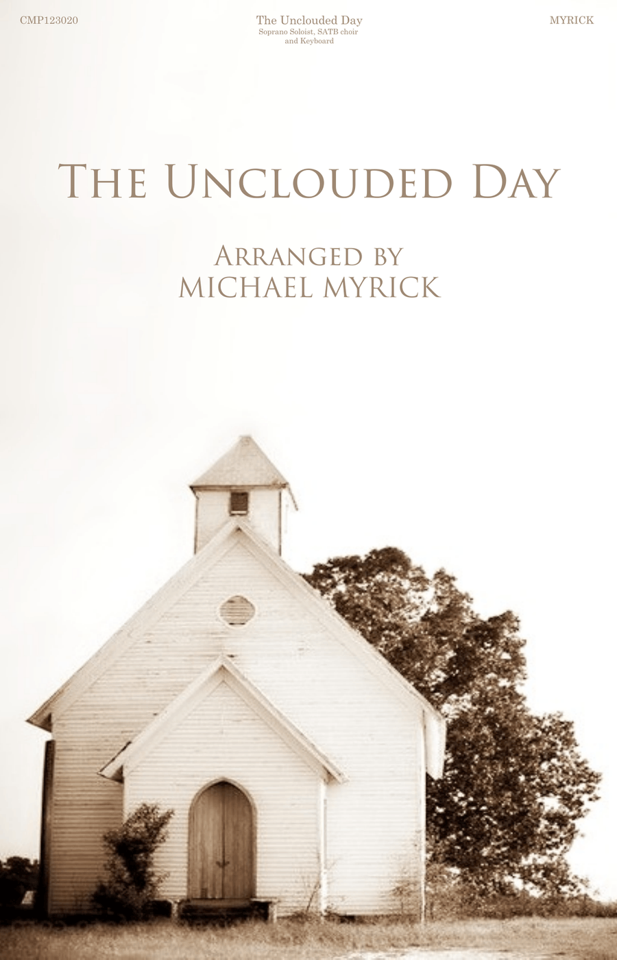 The Unclouded Day SATB 4-Part scores gallery preview page 1