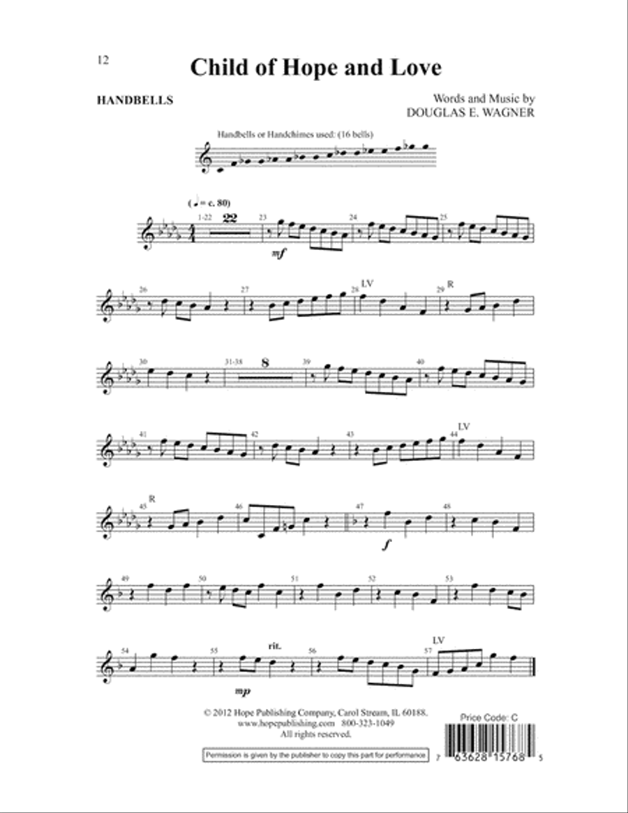 Child of Hope and Love 2-Part scores gallery preview page 13