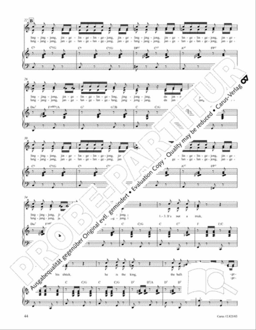 Circus Allegro Circus Allegro Choir scores gallery preview page 45