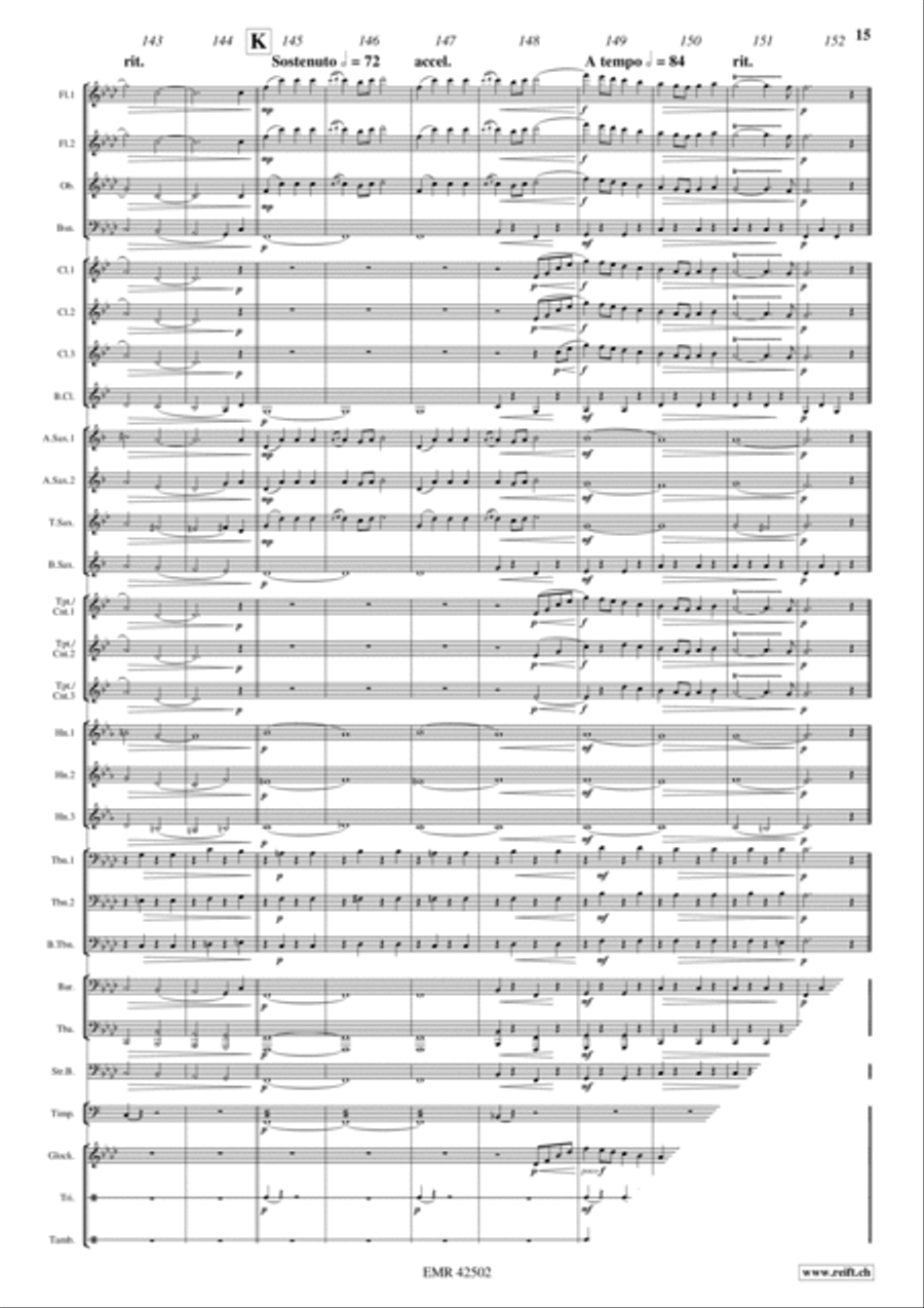 La Cinquantaine Concert Band scores gallery preview page 8