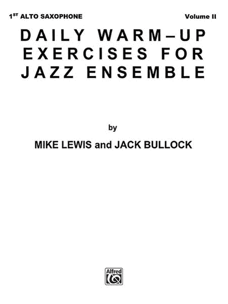 Daily Warm-Up Exercises for Jazz Ensemble, Volume 1