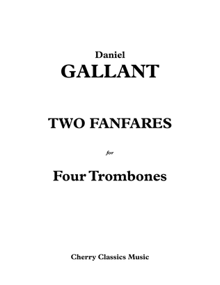 Two Fanfares for Four Trombones