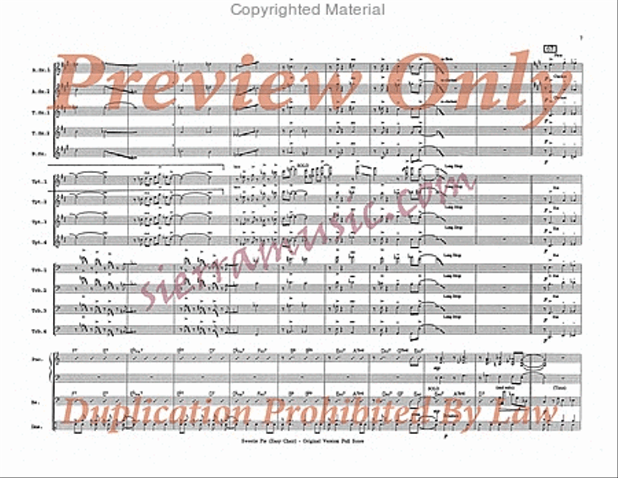 Sweetie Pie (Pro) (aka Easy Chair) Big Band scores gallery preview page 8