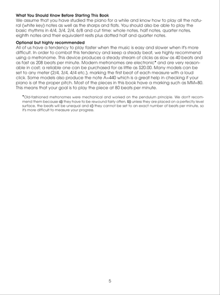 A Guide to Non-Jazz Improvisation: Piano Edition Easy Piano scores gallery preview page 11