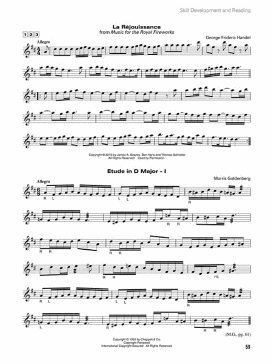 Modern School For Xylophone, Marimba & Vibraphone Marimba scores gallery preview page 5