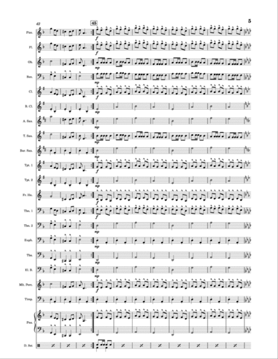 Soviet March Soviet March Concert Band scores gallery preview page 5