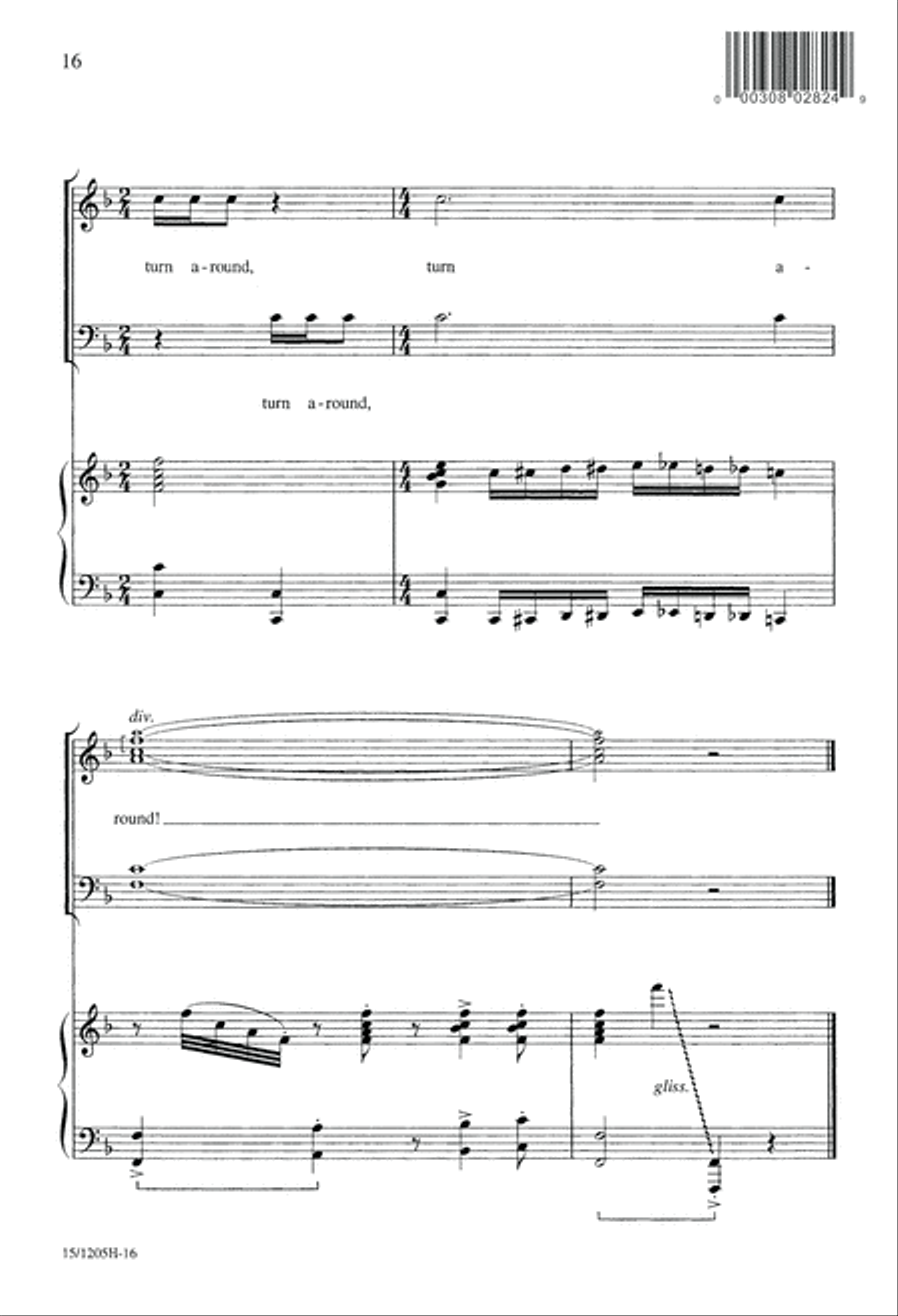 American Folk Rhapsody 4-Part scores gallery preview page 16