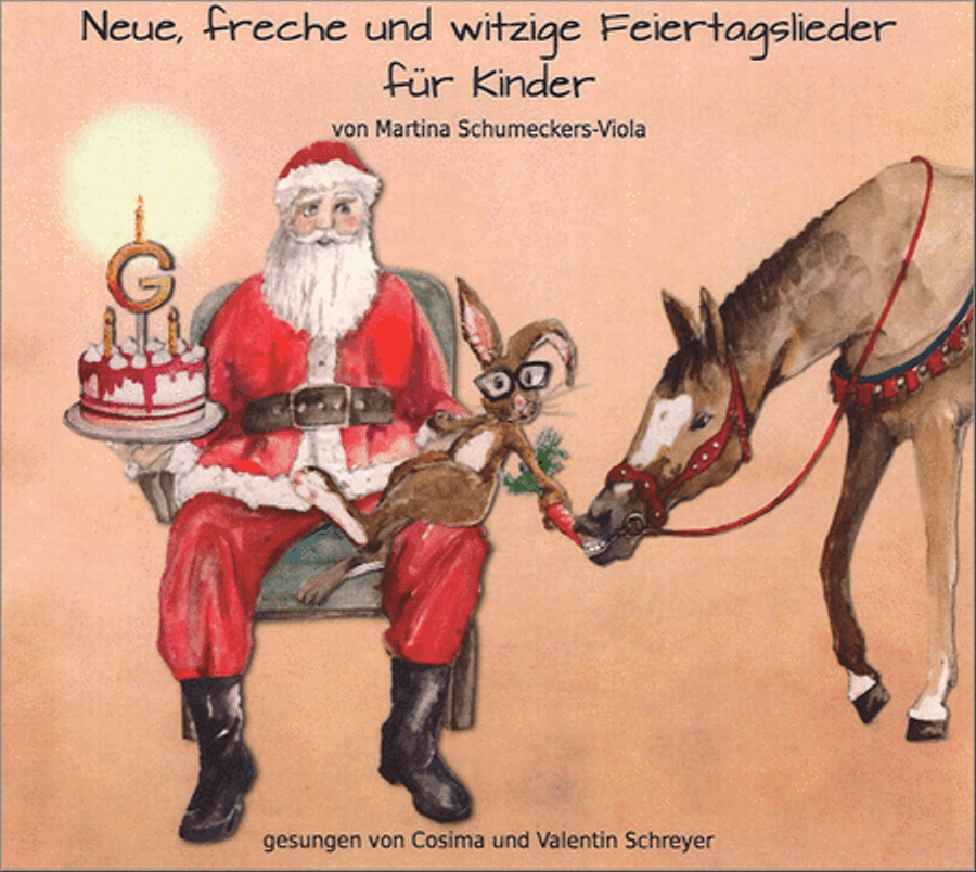 Neue, freche und witzige Feiertagslieder für Kinder CD scores gallery preview page 1