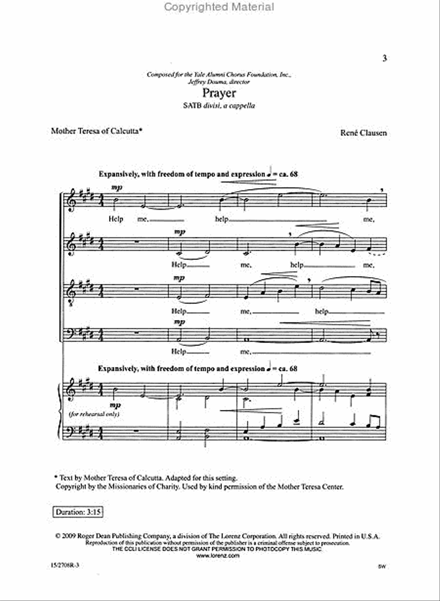 Prayer Divisi scores gallery preview page 2