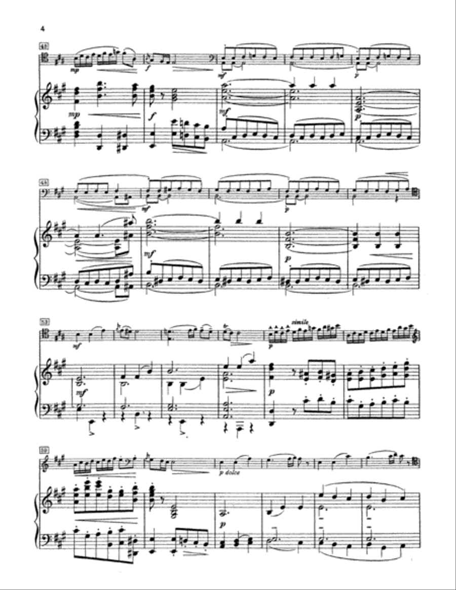 Boccherini: Three Sonatas for Cello and Piano Piano Accompaniment scores gallery preview page 3